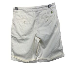 Polo Ralph Lauren Corded Waist White Chino Shorts Youth 12 Preppy Uniform NWT‎